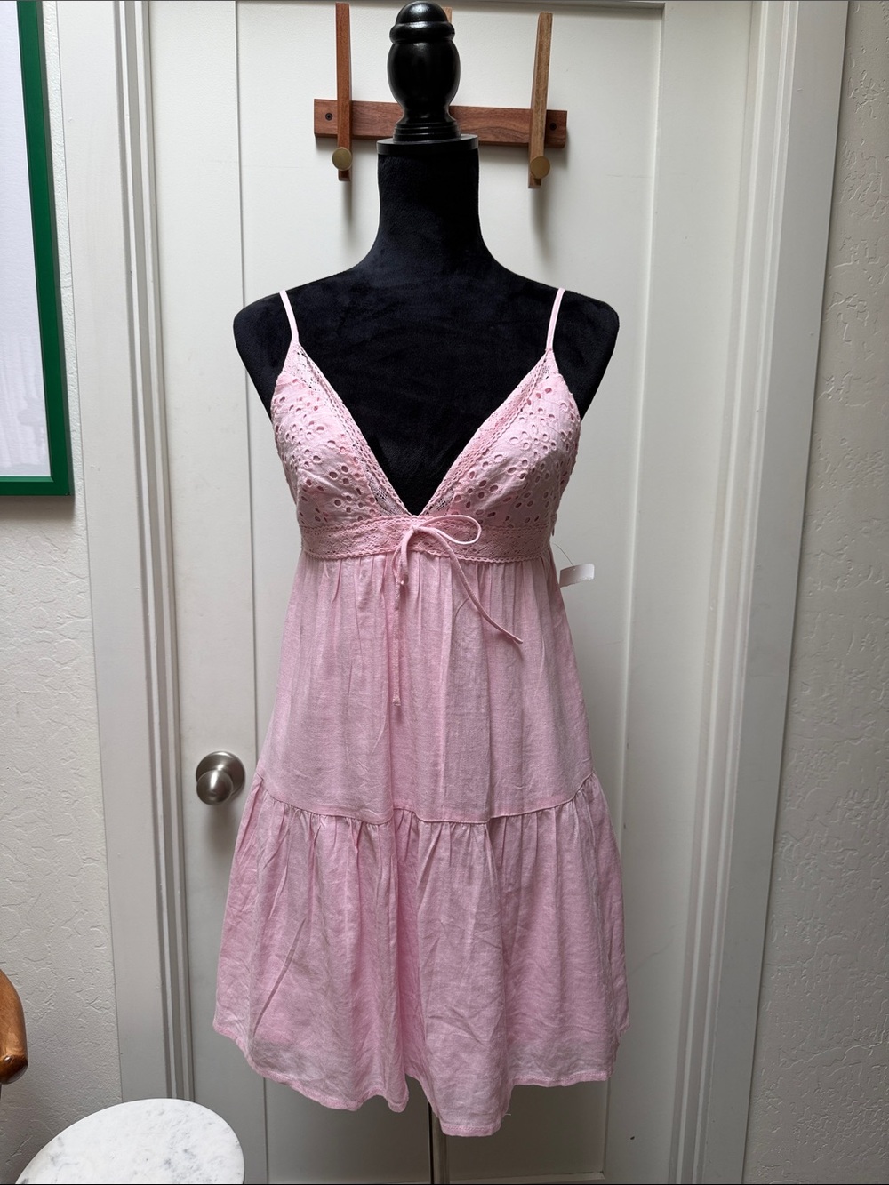 Princess Polly Pale Pink Tiered Spaghetti Strap Dress - Picture 6 of 16